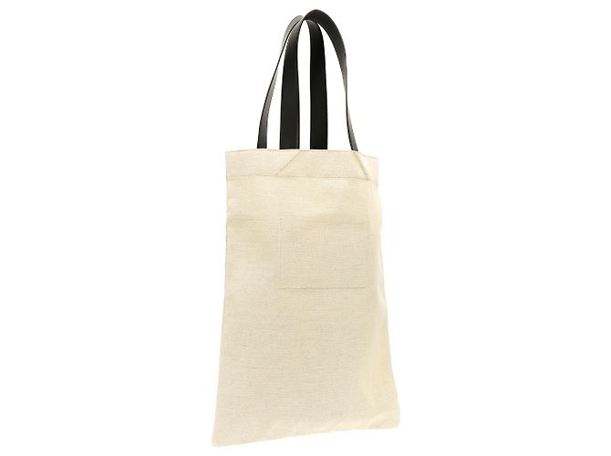Jil Sander Bicolor Baumwoll-Tote-Bag - Ansicht 2