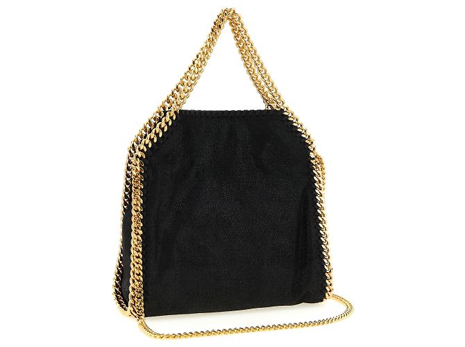 Stella Mc Cartney Borsa in poliestere nera - vista 2
