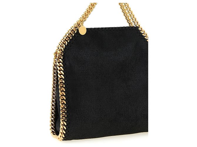 Stella Mc Cartney Borsa in poliestere nera - vista 3