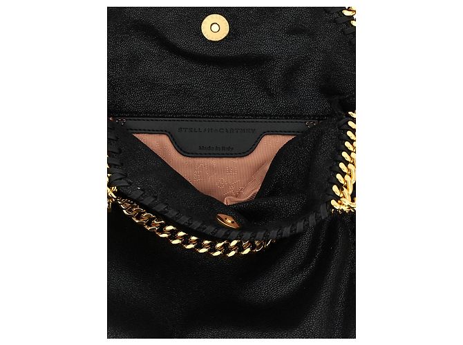 Stella Mc Cartney Borsa in poliestere nera - vista 4