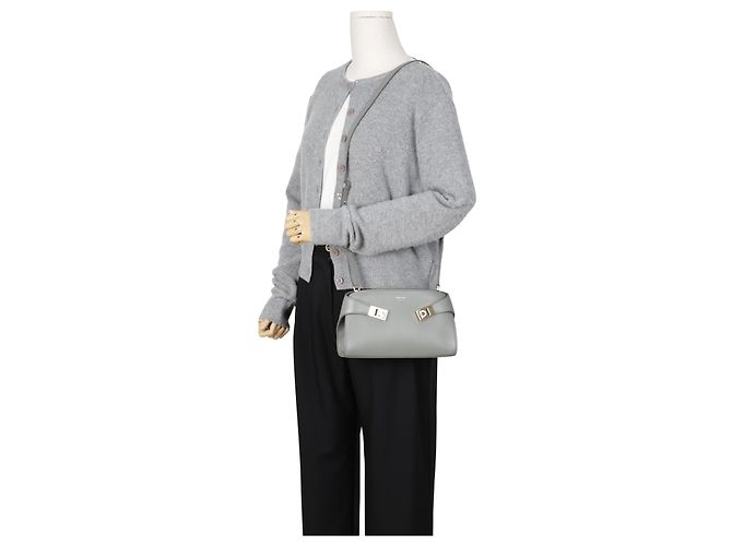 Salvatore Ferragamo Borsa a tracolla Hug Mini Shoulder - vista 17