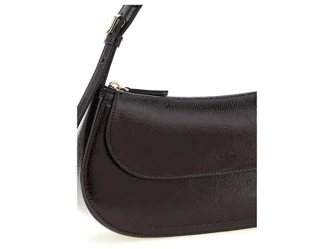Mulberry Sac à épaule en cuir de veau violet - vue 3