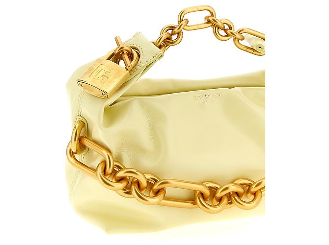 Balmain Bicolor-Handtasche aus Kalbsleder - Ansicht 3