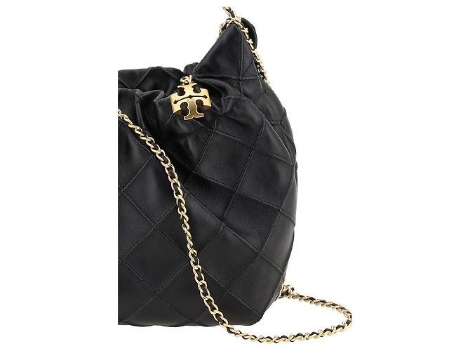 Tory Burch Borsa a tracolla Black Lamb Ovis Aries - vista 4