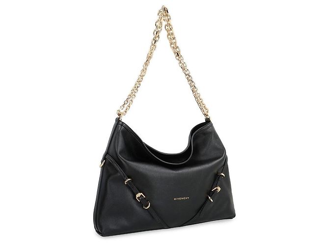 Givenchy Borsa a tracolla in vitello nero - vista 2
