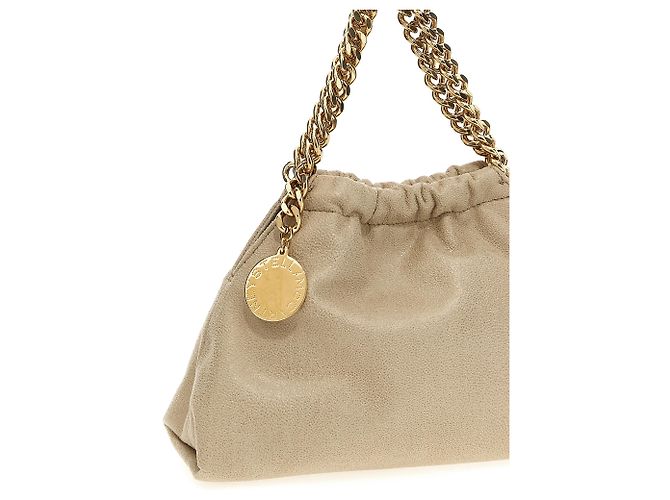 Stella Mc Cartney Borsa a tracolla in poliestere beige - vista 3
