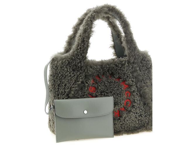 Stella Mc Cartney Graue Tragetasche aus Polyester - Ansicht 3