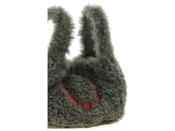 Stella Mc Cartney Schultertasche aus grauem Polyester - Ansicht 3