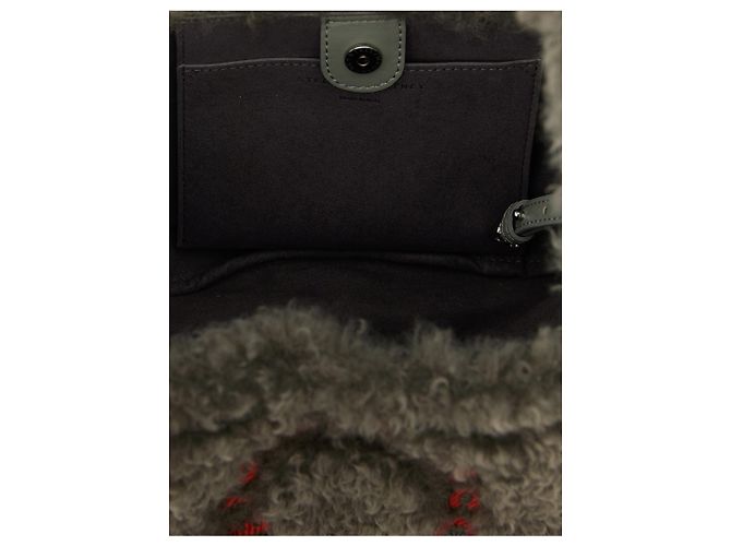 Stella Mc Cartney Schultertasche aus grauem Polyester - Ansicht 4