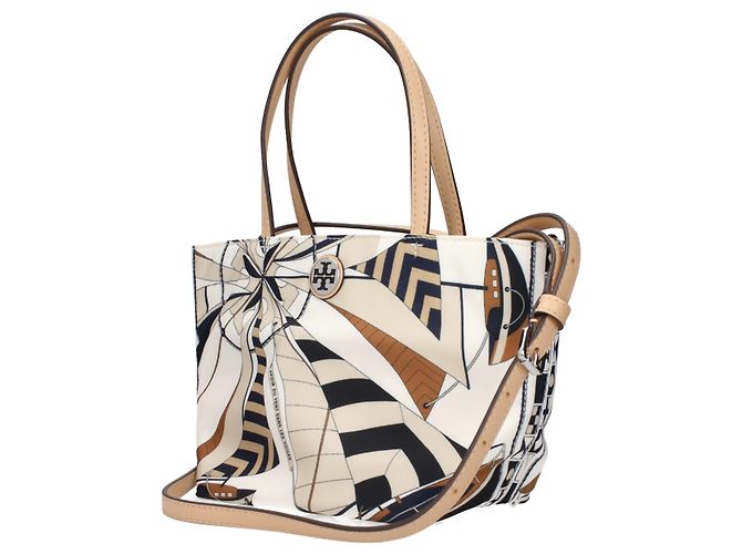 Borsa in nylon beige Tory Burch - vista 2