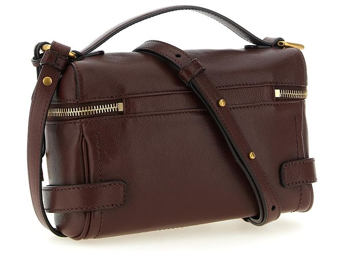 Chloé Schultertasche aus braunem Büffeleder - Ansicht 2