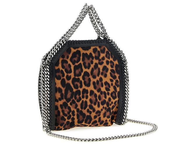 Stella Mc Cartney Borsa in poliestere marrone - vista 2