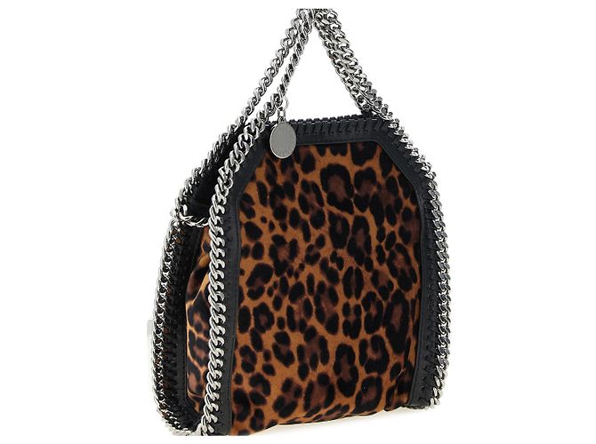 Stella Mc Cartney Borsa in poliestere marrone - vista 3