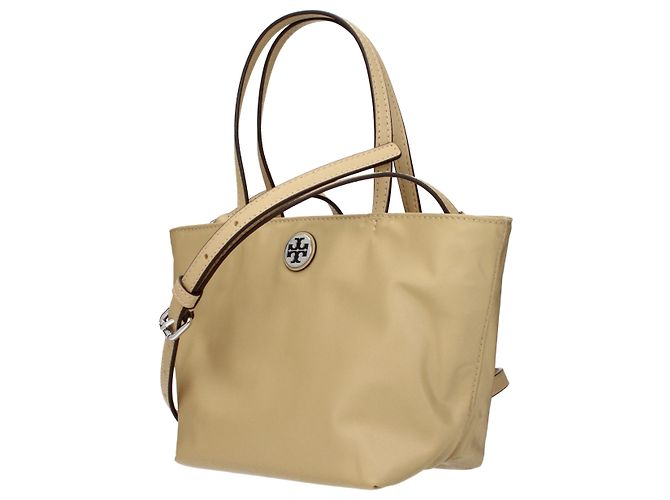 Borsa a mano in nylon beige Tory Burch - vista 2