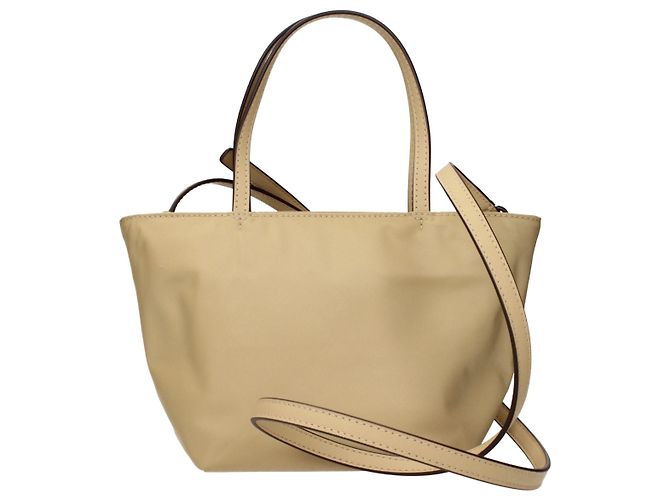 Borsa a mano in nylon beige Tory Burch - vista 3
