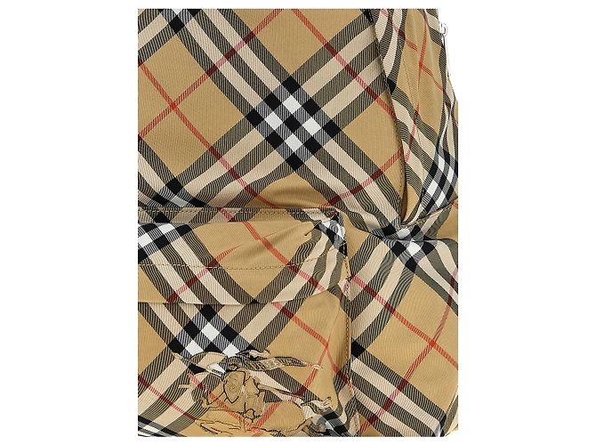 Burberry Sac à dos en polyester beige - vue 3