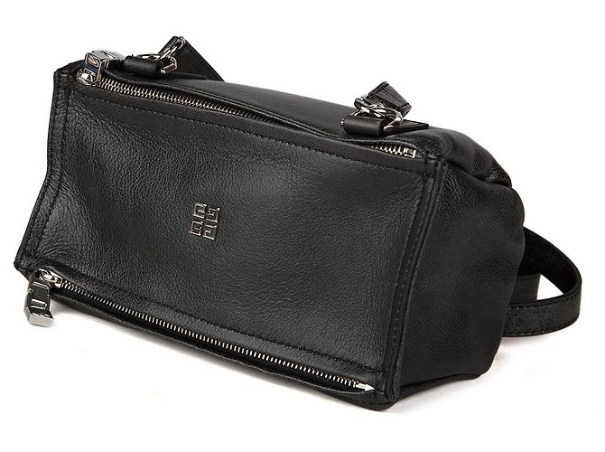 Givenchy Necessaire in pelle di vitello grigia - vista 4