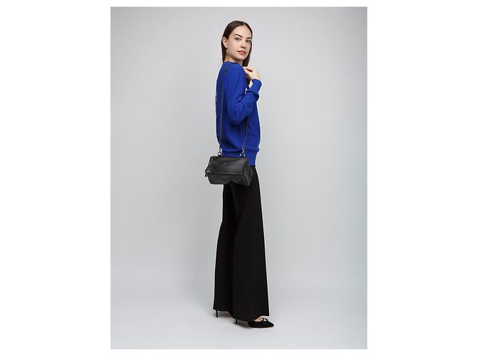 Givenchy Necessaire in pelle di vitello grigia - vista 5