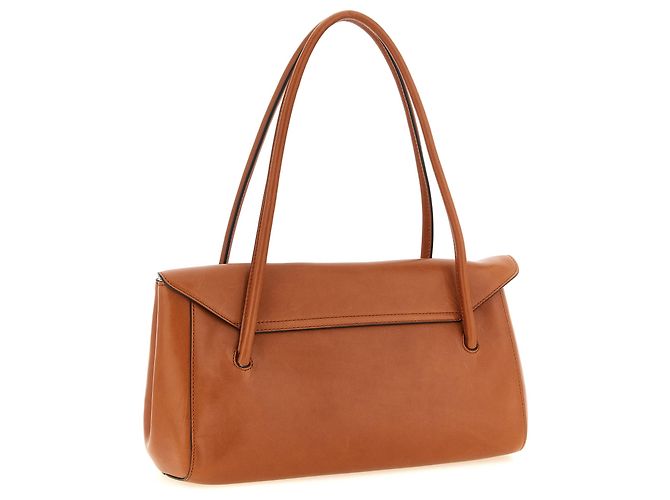 Marni Borsa a spalla in vitello marrone - vista 2