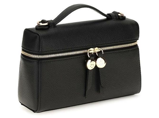 Tory Burch Borsa a tracolla Bos Taurus in pelle di vitello nera - vista 2