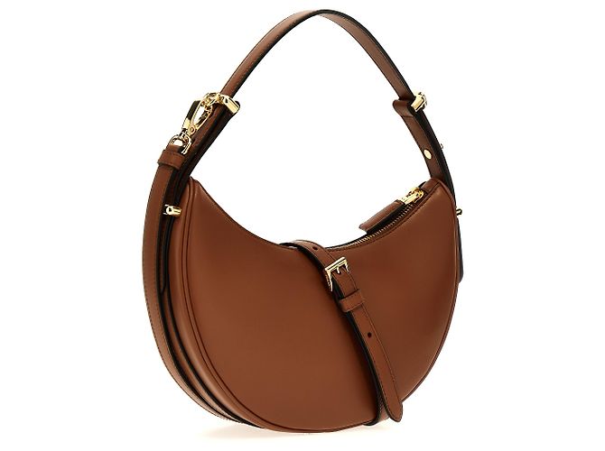 Prada Borsa a tracolla in vitello marrone - vista 2