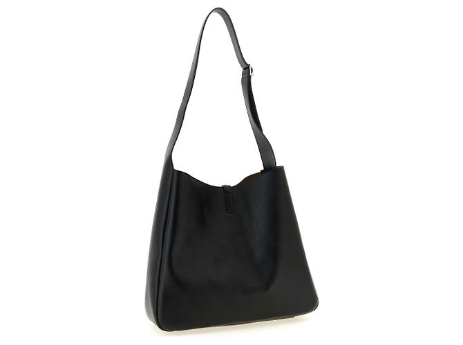 Autre Marque Borsa a tracolla in vitello nero - vista 2