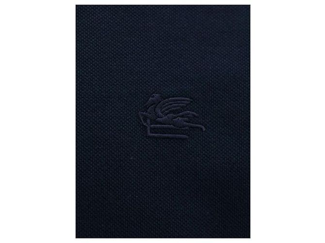 Etro Kurzarm-Poloshirt mit Streifen und gesticktem Pony-Logo - Ansicht 4