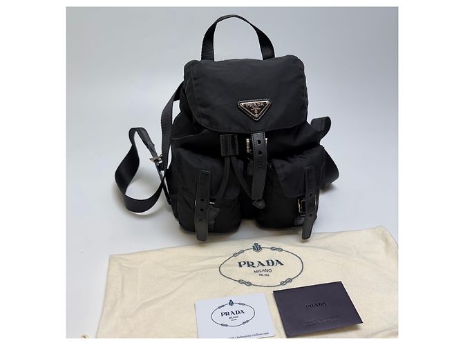 Prada Zainetto in nylon nero (Nuovo modello, - vista 4