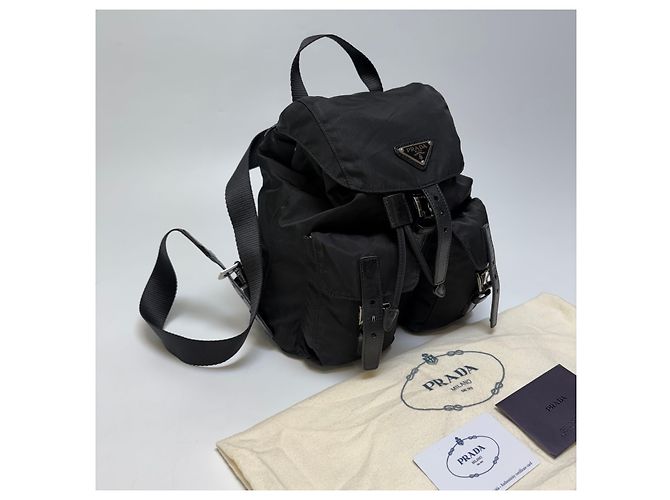 Prada Zainetto in nylon nero (Nuovo modello, - vista 5