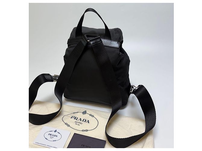 Prada Zainetto in nylon nero (Nuovo modello, - vista 8