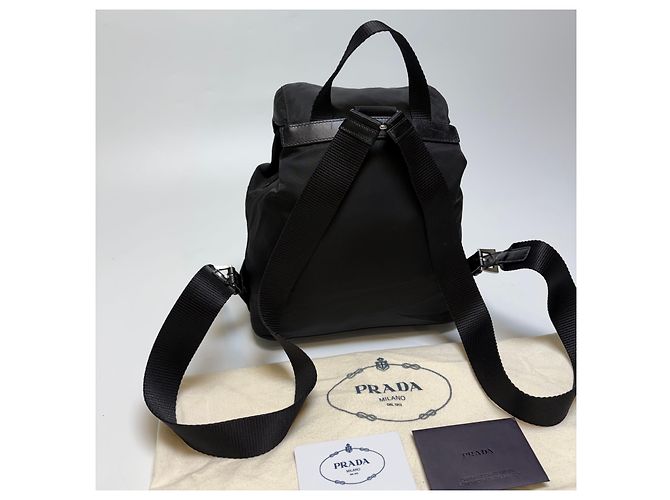 Prada Zainetto in nylon nero (Nuovo modello, - vista 9