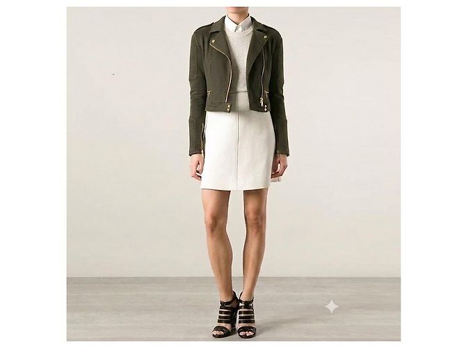 Burberry Gold-plattierte Cotton Rider Jacke - Ansicht 12