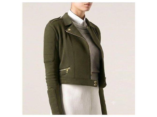 Burberry Gold-plattierte Cotton Rider Jacke - Ansicht 3