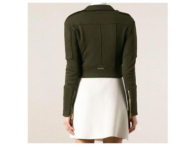 Burberry Gold-plattierte Cotton Rider Jacke - Ansicht 5