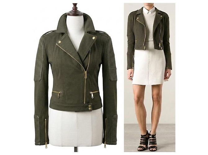 Burberry Gold-plattierte Cotton Rider Jacke - Ansicht 7