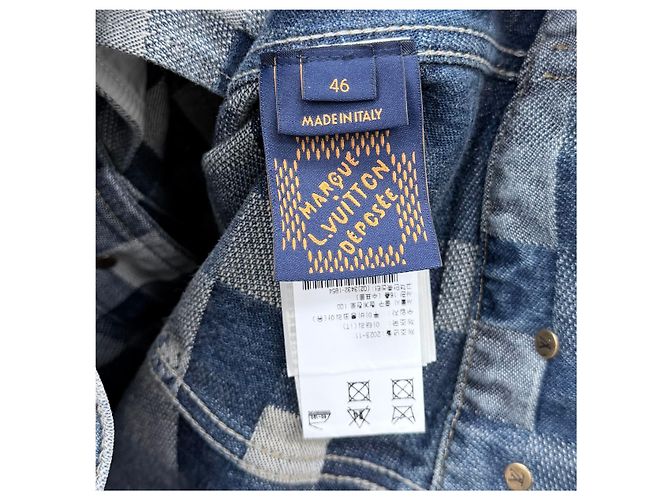 Louis Vuitton Giacca Trucker in Denim Grade - vista 6