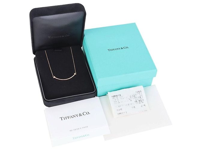Tiffany & Co Collana con ciondolo Smile Small in oro rosa - vista 5