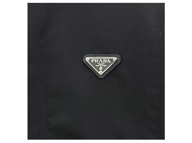 Prada Blouson Bomber à Capuche en Laine - vue 3