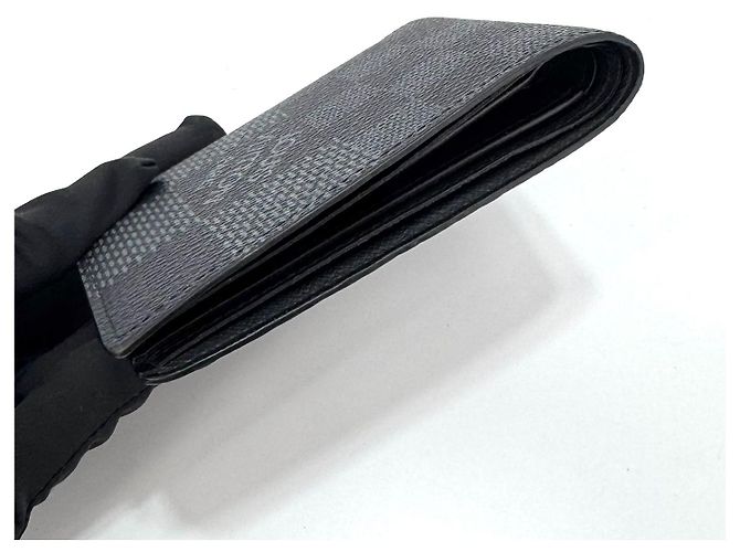 Louis Vuitton Portefeuille Multiple avec Porte-monnaie Damier Graphite - vue 10