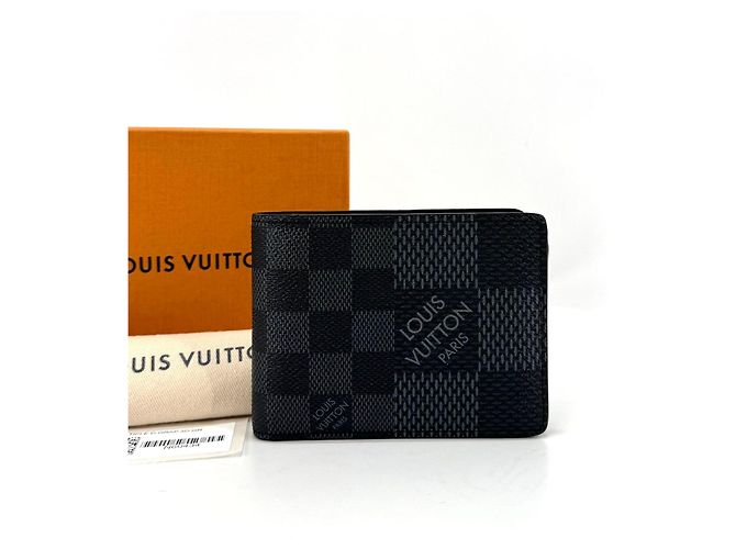 Louis Vuitton Portefeuille Multiple avec Porte-monnaie Damier Graphite - vue 2