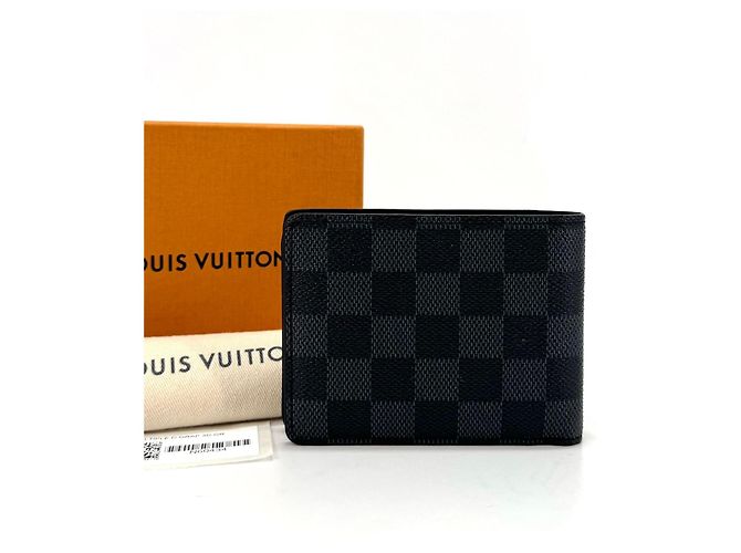 Louis Vuitton Portefeuille Multiple avec Porte-monnaie Damier Graphite - vue 3