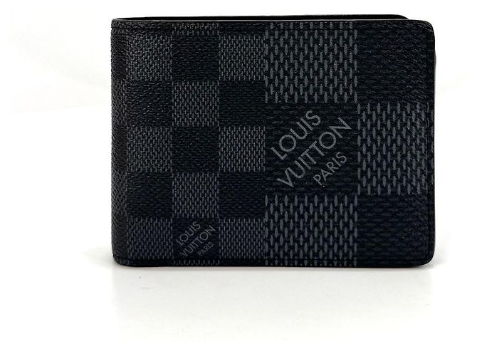 Louis Vuitton Portefeuille Multiple avec Porte-monnaie Damier Graphite - vue 4