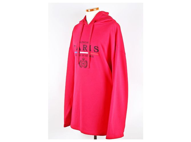 Balenciaga Kapuzenpullover mit besticktem Logo - Ansicht 3