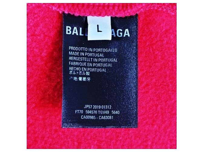 Balenciaga Kapuzenpullover mit besticktem Logo - Ansicht 5