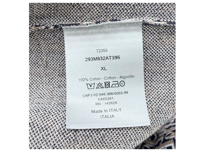 Dior T-shirt Polo em malha jacquard Oblique Grade/XL] - vista 6