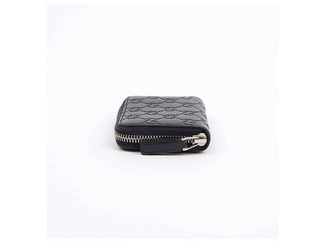Gucci Tarjetero de cuero Navy - vista 3