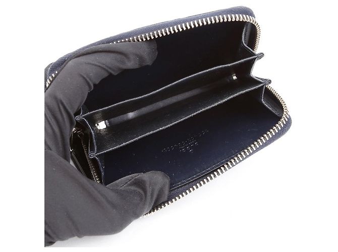 Gucci Tarjetero de cuero Navy - vista 6