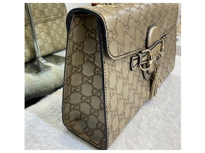 Gucci Bolso de cadena Sima Horsebit Gold - vista 2