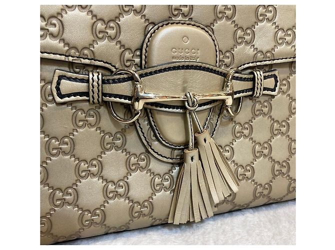 Gucci Bolso de cadena Sima Horsebit Gold - vista 3