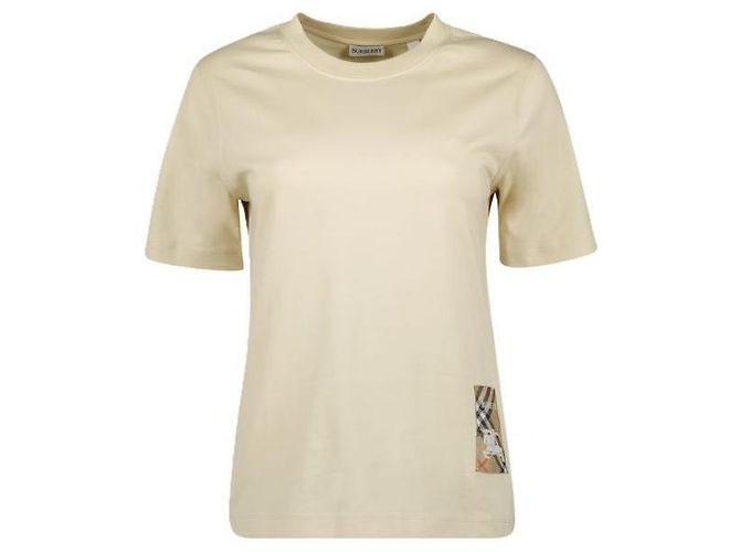 Burberry Check Label Baumwoll-T-Shirt - Ansicht 2